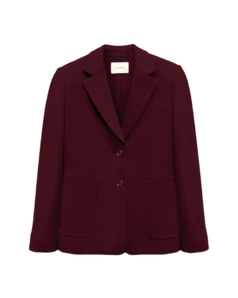 Dorothee Schumacher Emotional Essence Jacket Dark Burgundy