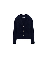 Dorothee Schumacher Fluffy Statements Knit Blazer Style Cardigan
