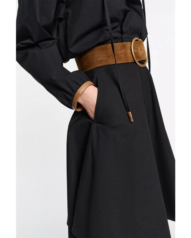 Dorothee Schumacher Poplin Power Blouse Black