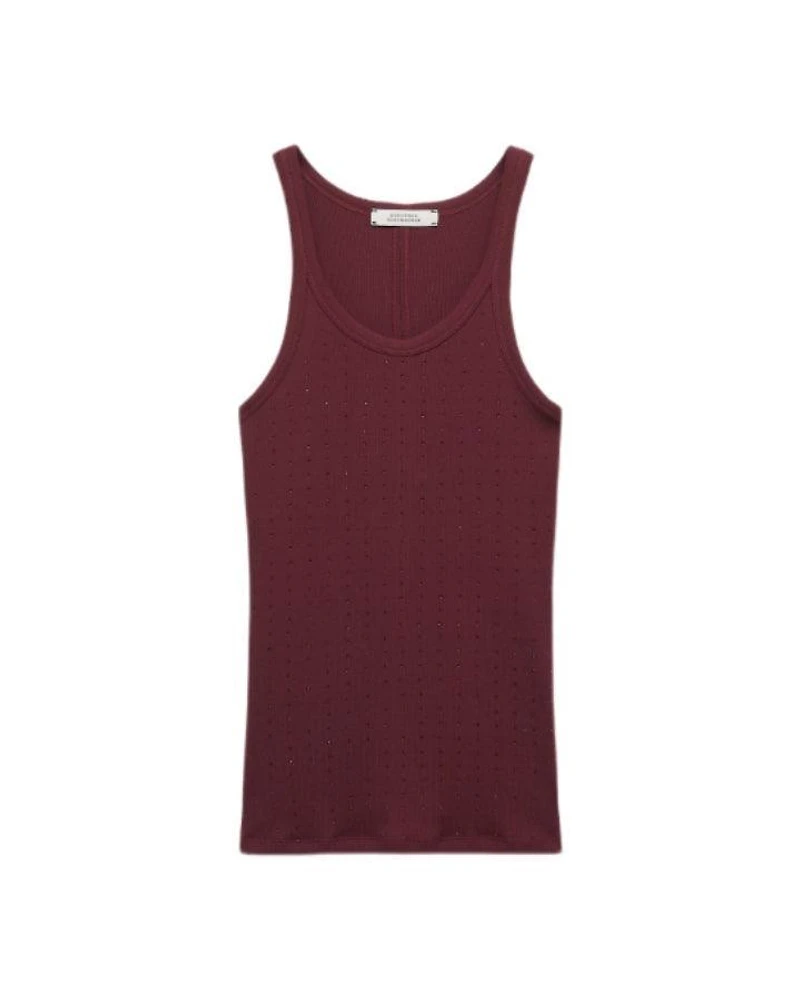 Dorothee Schumacher Simply Timeless Tank Top Burgundy
