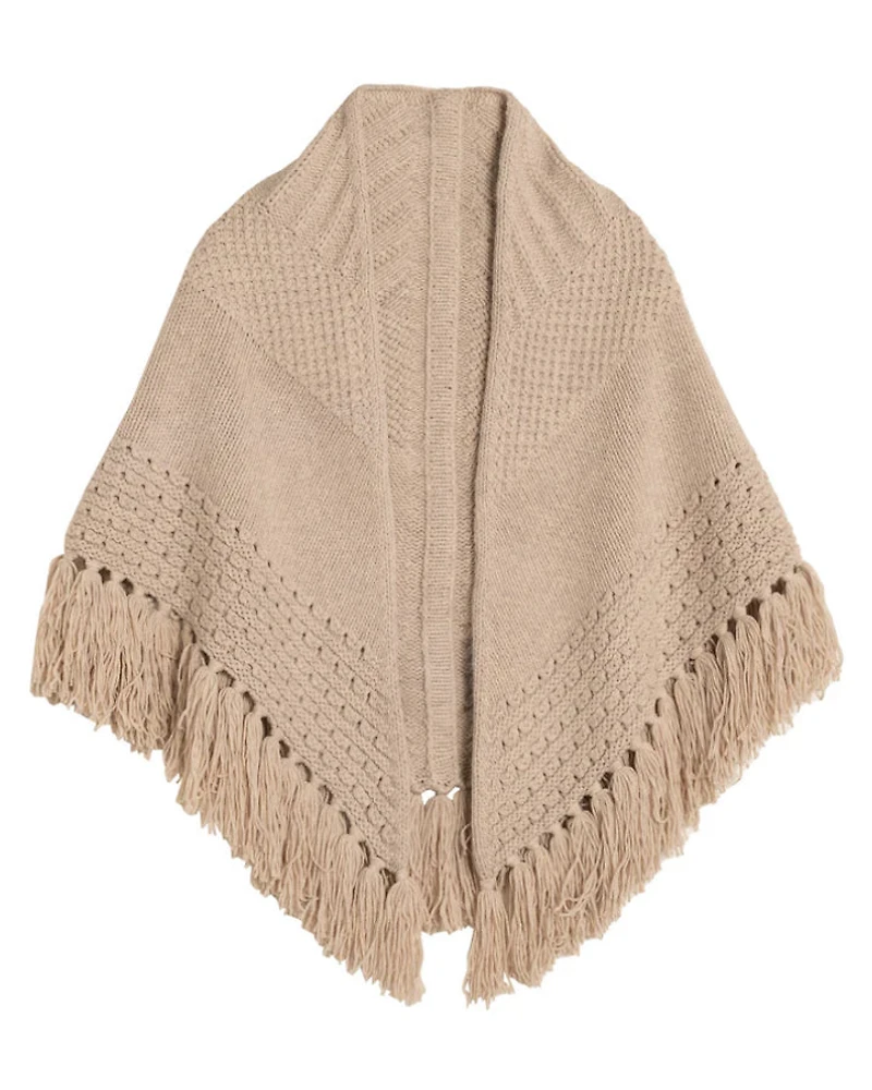Echo Gramercy Stitch Triangle Wool Wrap