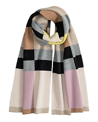 Echo Merino Wool Geo Jacquard Scarf