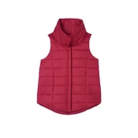 Eileen Fischer Stand Collar Quilted Vest