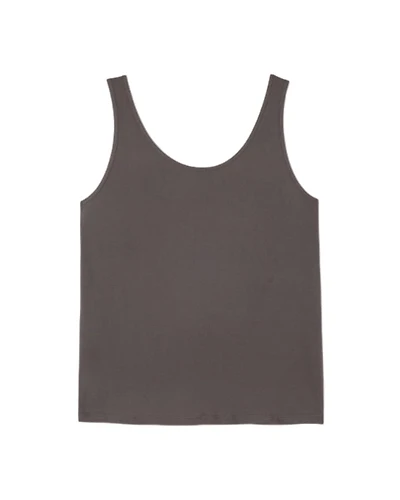 Eileen Fisher Stretch Silk Jersey Scoop Neck Tank