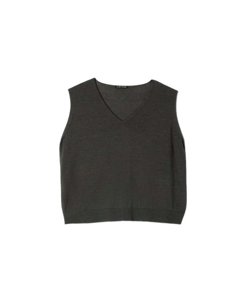 Eileen Fisher Superfine Merino Wool Vest