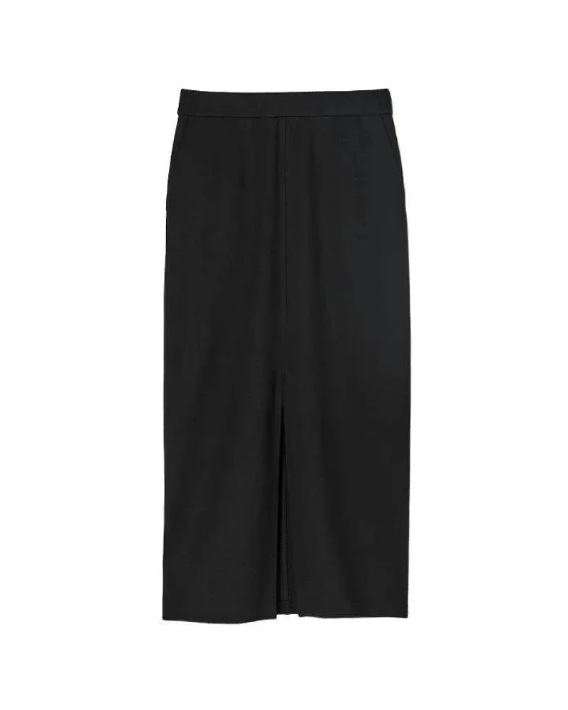 Eileen Fisher Front Slit Ponte Maxi Skirt