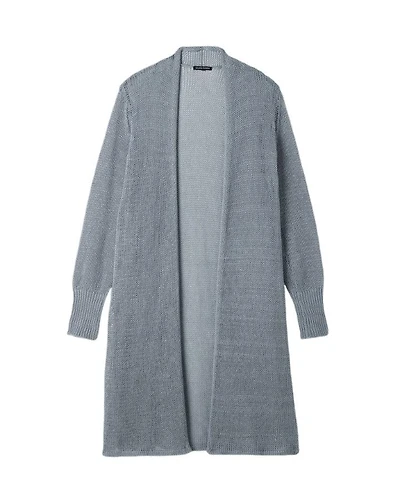 Eileen Fisher Linen Cotton Cord Long Cardigan