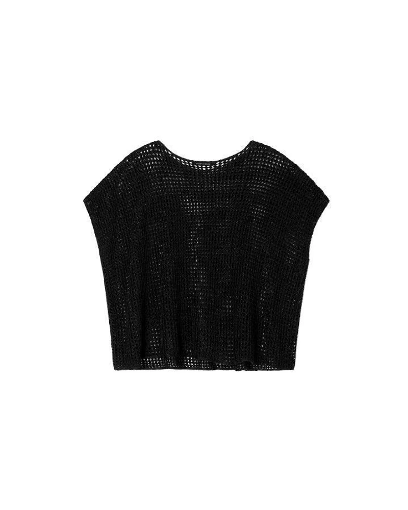 Eileen Fisher Organic Linen Délavé Bateau Neck Top