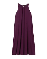 Eileen Fisher Fine Jersey Round Neck Maxi Tank Dress