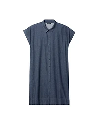 Eileen Fisher Cotton Twill Shirt Dress