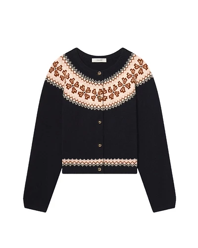 Frame Cashmere Fairisle Cardi