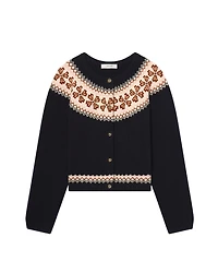 Frame Cashmere Fairisle Cardi