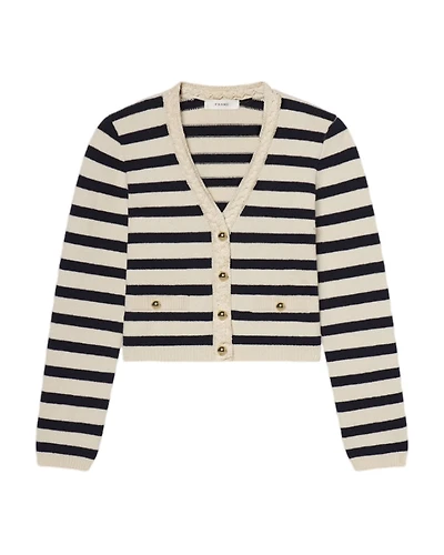 Frame Harbor Stripe Cardigan