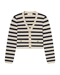 Frame Harbor Stripe Cardigan
