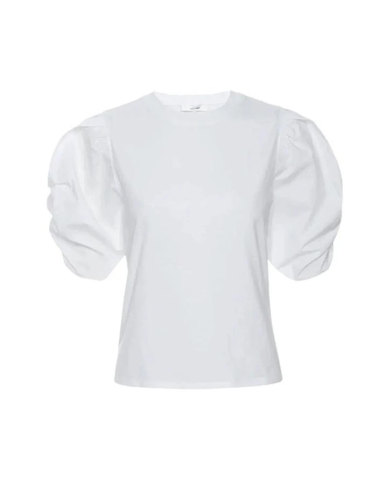 Frame Pleated Puff Sleeve Tee