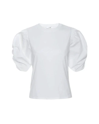 Frame Pleated Puff Sleeve Tee