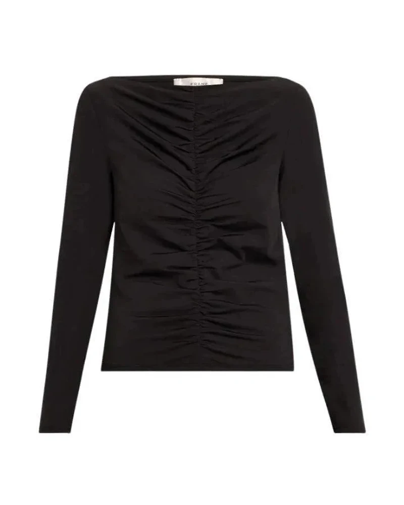 Frame Ruched Long Sleeve Top