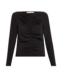 Frame Ruched Long Sleeve Top