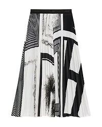 Helmut Lang Pleated Scarf Skirt