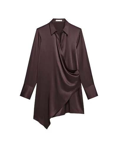 Helmut Lang Relaxed Wrap Shirt Dress