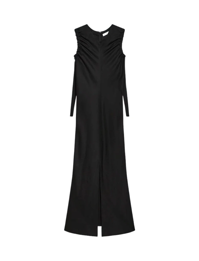 Helmut Lang Armhole Ruched Dress