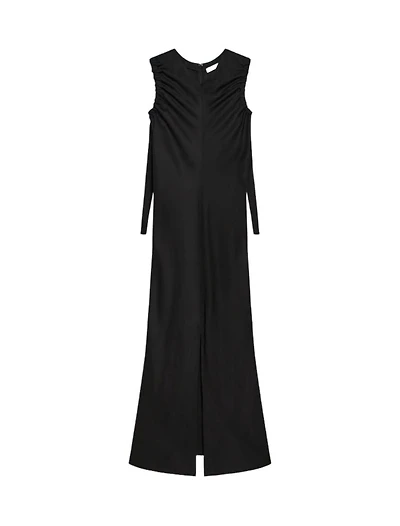 Helmut Lang Armhole Ruched Dress