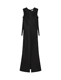 Helmut Lang Armhole Ruched Dress