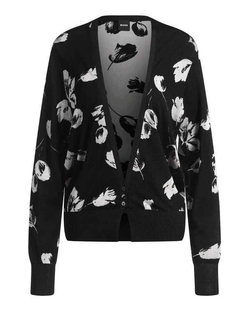 Hugo Boss Fuldie Tulip Print Cardi