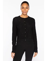 Kinross Cashmere Sequin Dress Cardigan