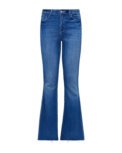L'Agence Sere High Rise Sneaker Flare Jeans