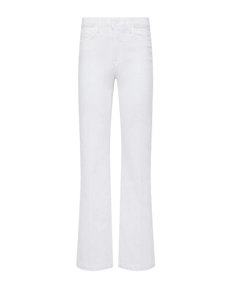 L'Agence Scottie Wide Leg Jeans White