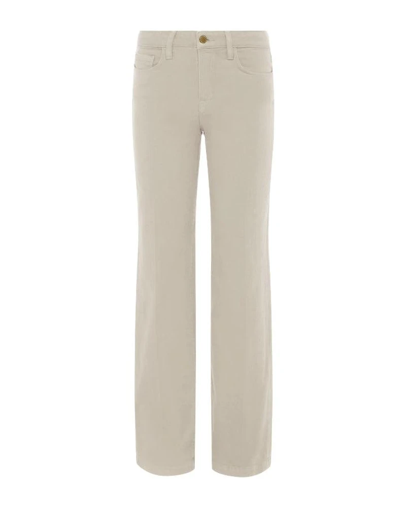 L'Agence Scottie Wide Leg Jeans Biscuit