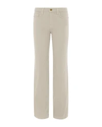 L'Agence Scottie Wide Leg Jeans Biscuit