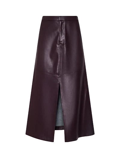 L'Agence Robyn A Line Midi Skirt