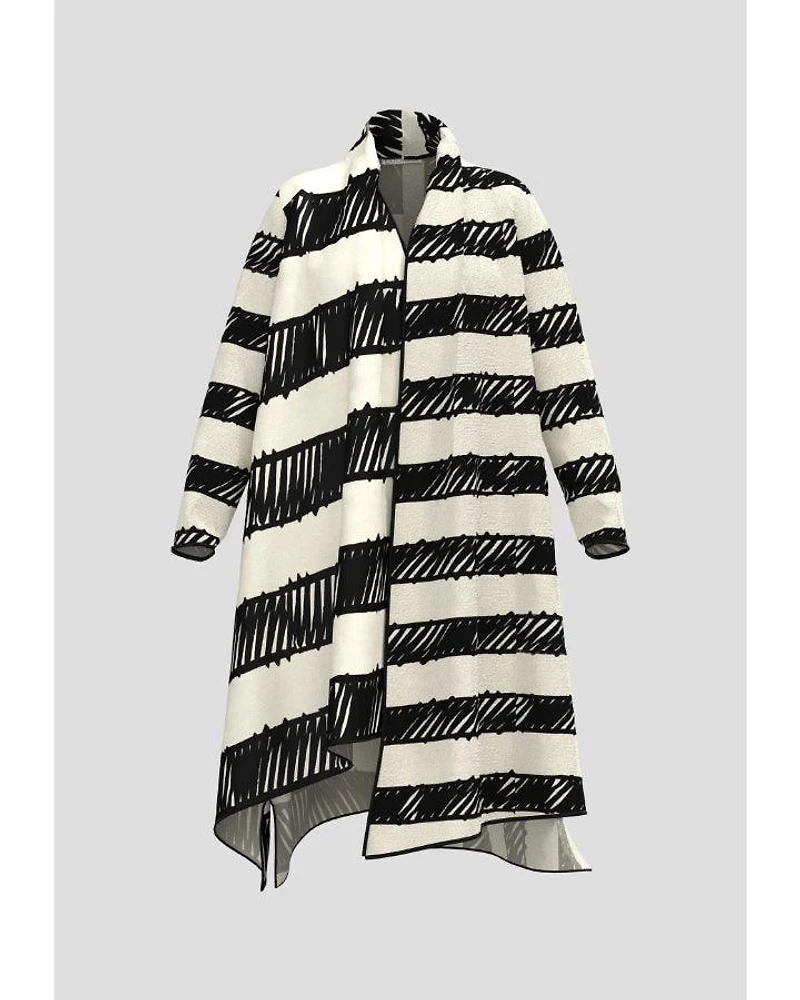 Luukaa Mixed Stripe Duster