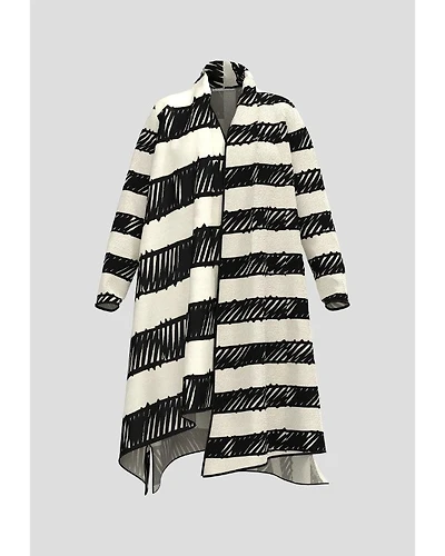 Luukaa Mixed Stripe Duster