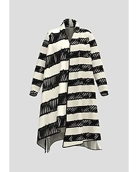 Luukaa Mixed Stripe Duster