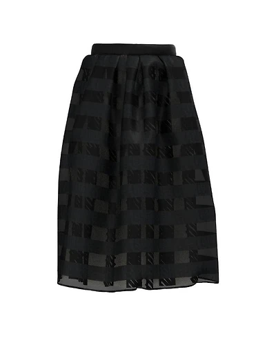 Luukaa Viva Mesh Striped Skirt