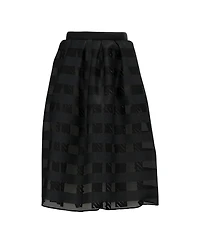 Luukaa Viva Mesh Striped Skirt