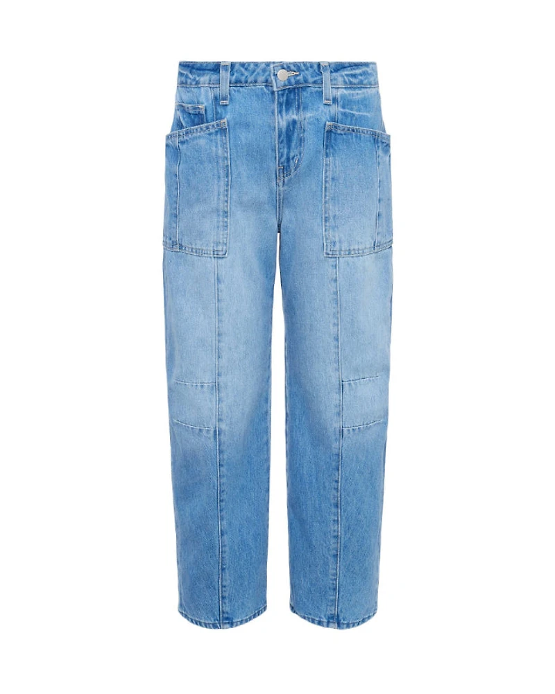 L'Agence Cody Cropped Barrel Leg Jeans