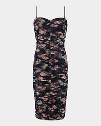 L'Agence Caprice Floral Midi Dress
