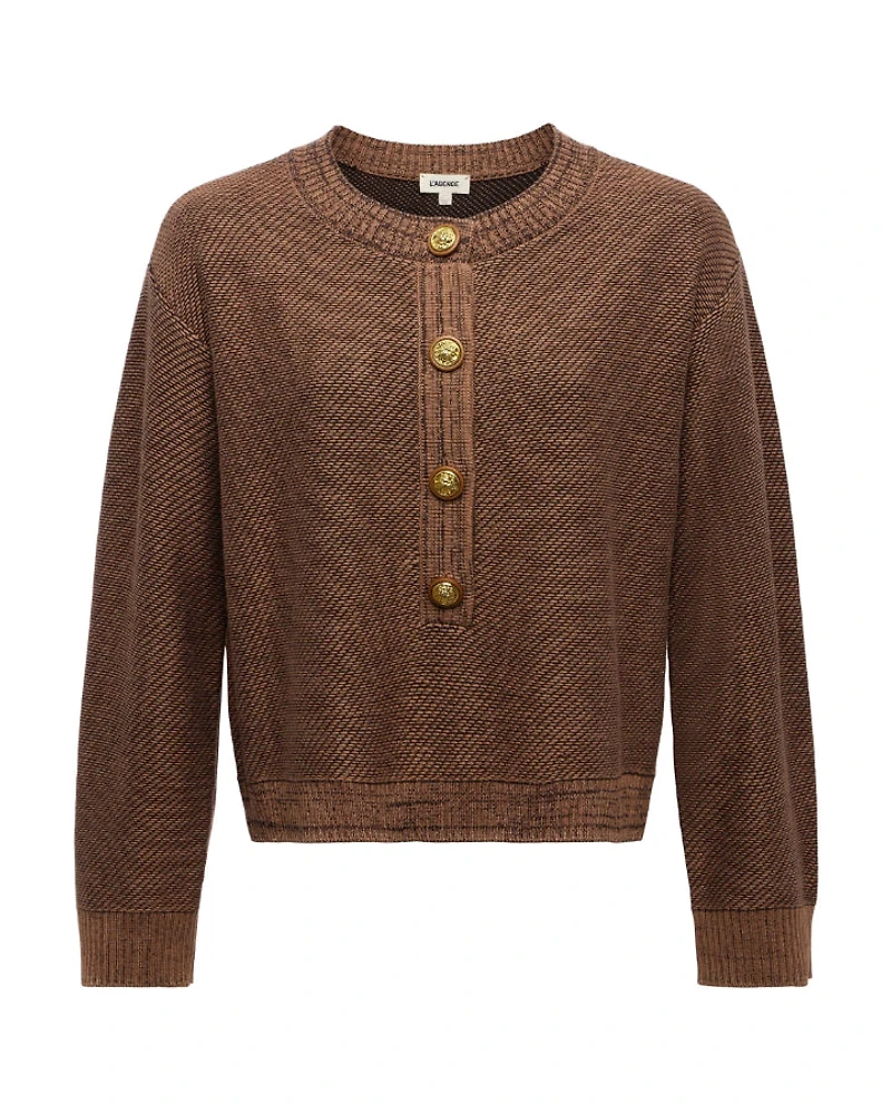 L'Agence Hadassah Henley Sweater