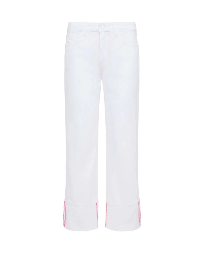 L'Agence Leighton Cropped Cuffed Jean