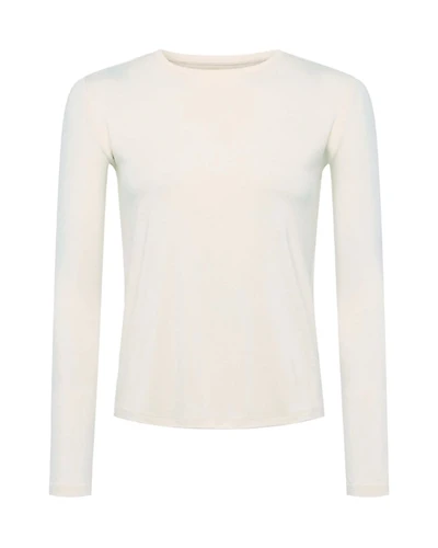 L'Agence Tess Vintage White Long Sleeve Tee