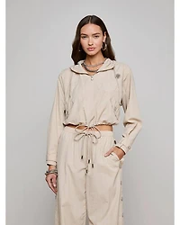 L'Agence Bronwyn Cropped Windbreaker