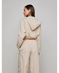 L'Agence Bronwyn Cropped Windbreaker