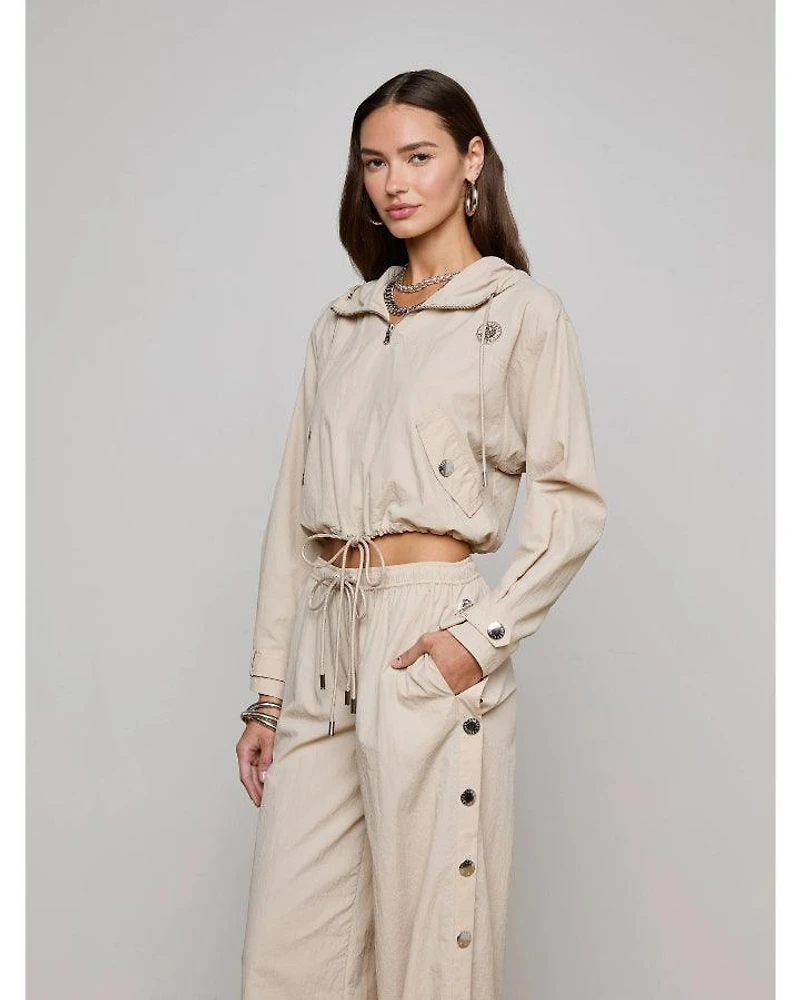 L'Agence Bronwyn Cropped Windbreaker