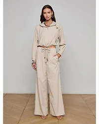 L'Agence Bronwyn Cropped Windbreaker