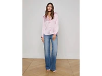 L'Agence Tyler Blush Silk Blouse