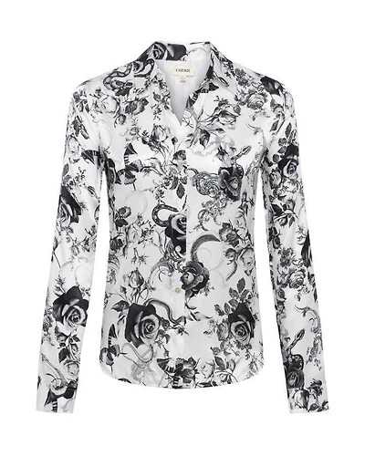 L'Agence Tyler Baroque Floral Blouse